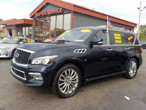 2015 Infiniti QX80 for sale at Super Service Used Cars in Milwaukee WI