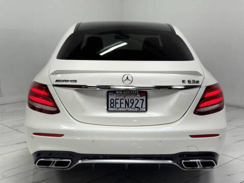 2018 Mercedes-Benz E-Class AMG E 63 S