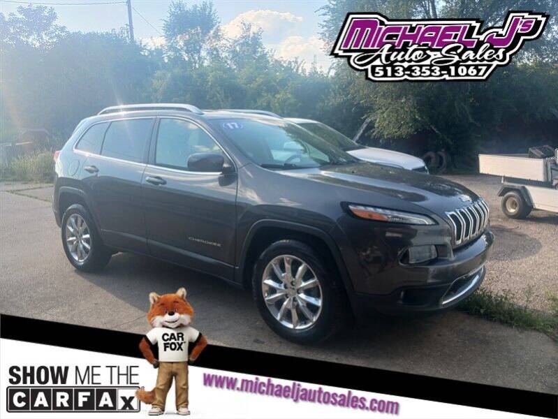 2017 Jeep Cherokee for sale at MICHAEL J'S AUTO SALES in Cleves OH