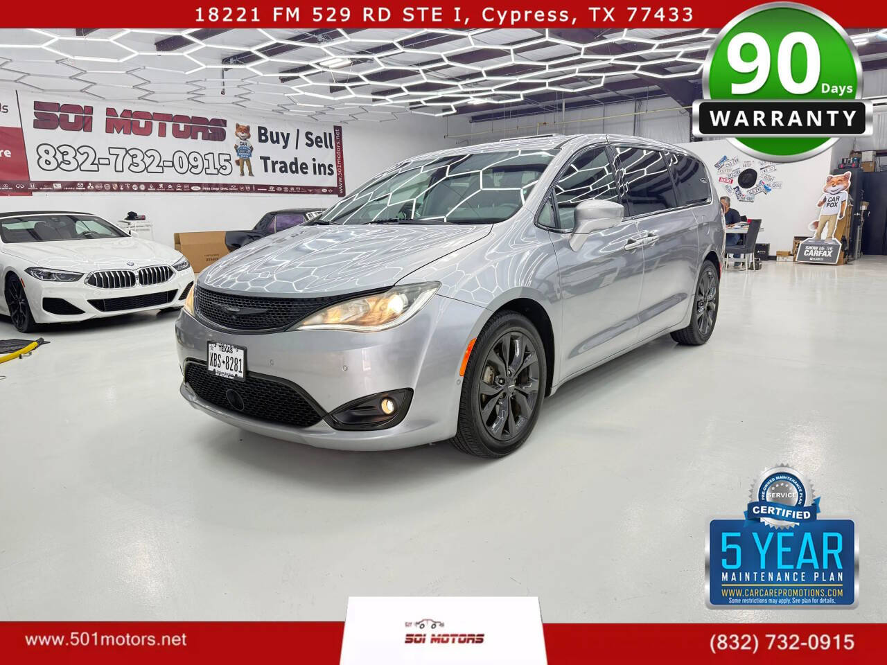 Silver 2019 Chrysler Pacifica Touring Plus Touring Plus 4dr Mini-Van 1