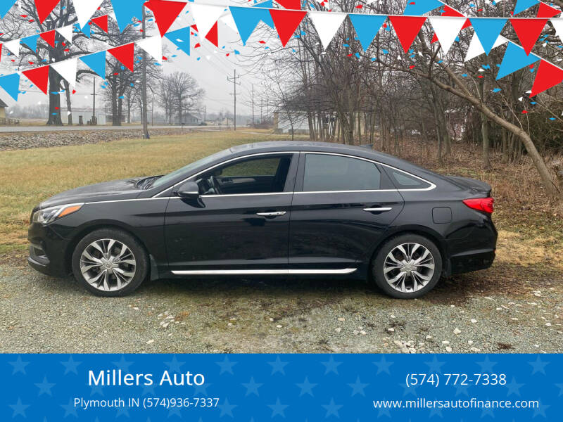 2015 Hyundai Sonata for sale at Millers Auto in Knox IN