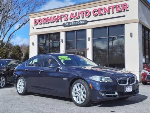 2016 BMW 5 Series for sale at DORMANS AUTO CENTER OF SEEKONK in Seekonk MA