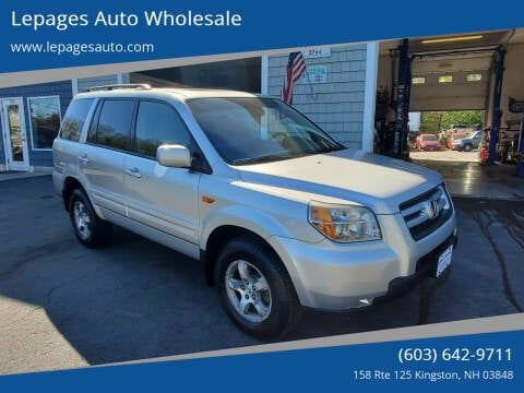 2008 Honda Pilot for sale at Lepages Auto Wholesale in Kingston NH