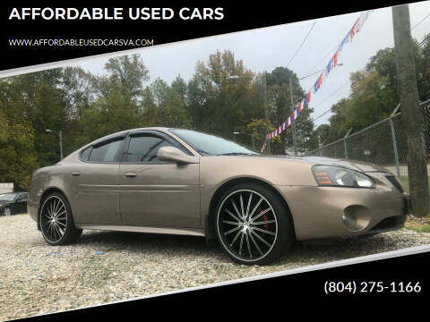2006 Pontiac Grand Prix for sale at AFFORDABLE USED CARS in North Chesterfield VA