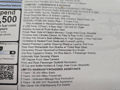 2022 Subaru Ascent Touring