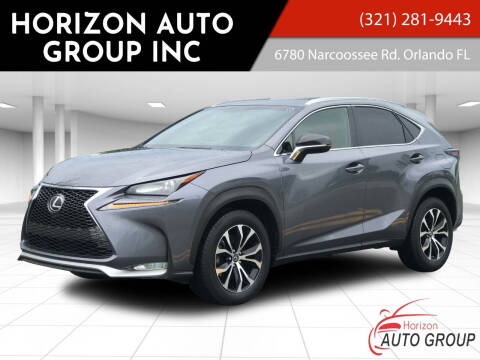 2017 Lexus NX 200t for sale at HORIZON AUTO GROUP INC in Orlando FL