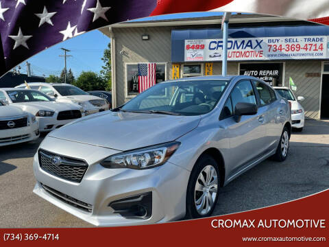 2019 Subaru Impreza for sale at Cromax Automotive in Ann Arbor MI