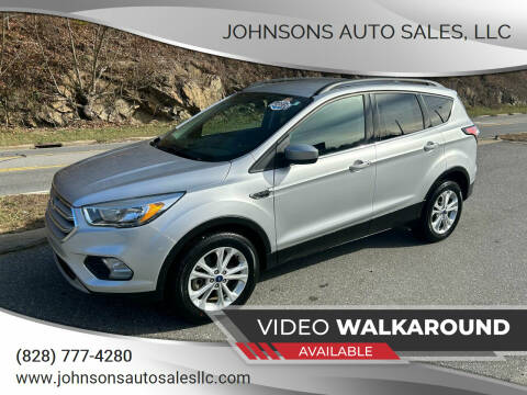 2018 Ford Escape for sale at Johnsons Auto Sales, LLC in Marshall NC