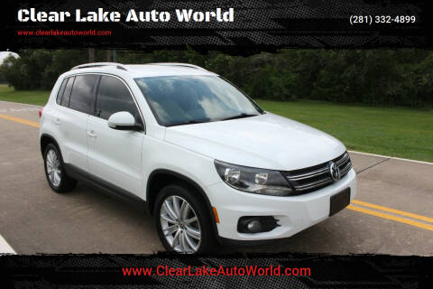 2014 Volkswagen Tiguan for sale at Clear Lake Auto World in League City TX