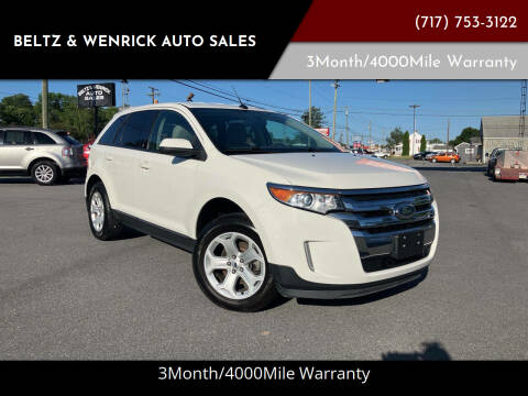 2013 Ford Edge for sale at Beltz & Wenrick Auto Sales in Chambersburg PA