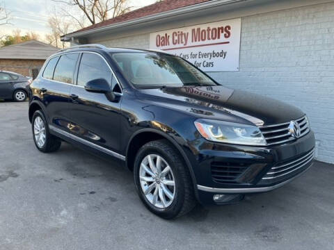 2016 Volkswagen Touareg for sale at Oak City Motors in Garner NC