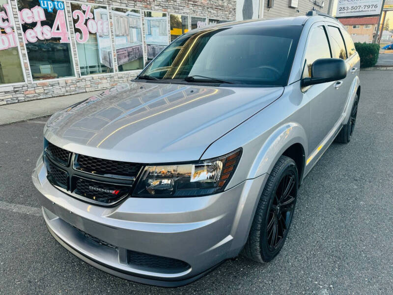 Used 2018 Dodge Journey SE with VIN 3C4PDCAB4JT195626 for sale in Tacoma, WA