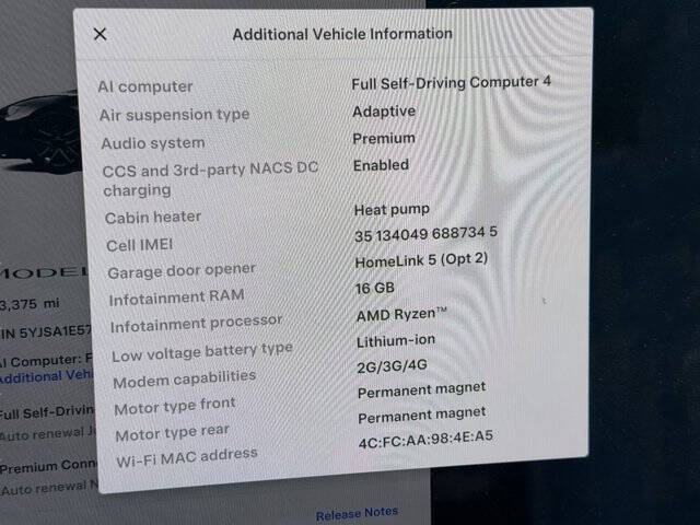 2023 Tesla Model S Standard Range