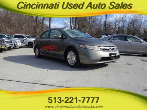 2007 Honda Civic for sale at Cincinnati Used Auto Sales in Cincinnati OH