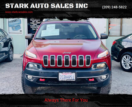 2014 Jeep Cherokee for sale at STARK AUTO SALES INC in Modesto CA