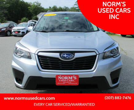 2019 Subaru Forester for sale at NORM'S USED CARS INC in Wiscasset ME