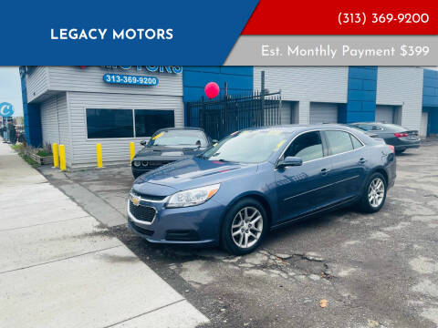 2015 Chevrolet Malibu for sale at Legacy Motors in Detroit MI