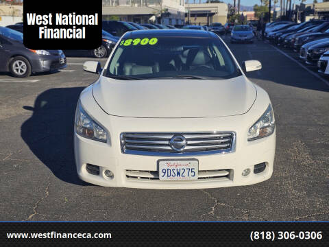 2012 Nissan Maxima for sale at West National Financial in Van Nuys CA