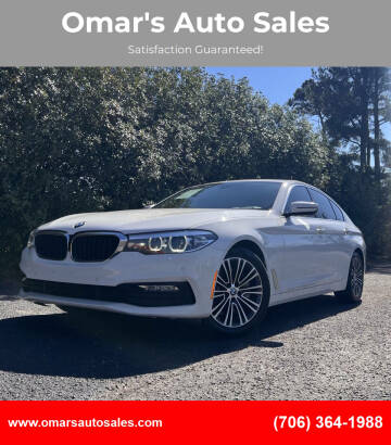 2018 BMW 5 Series for sale at Omar's Auto Sales in Martinez GA
