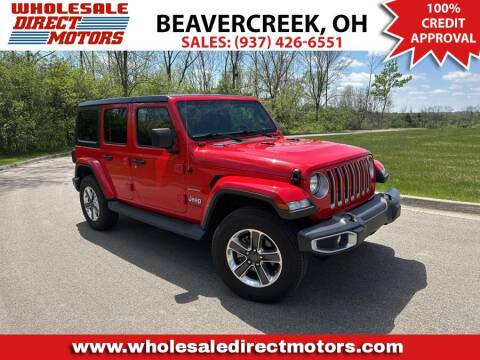 2019 Jeep Wrangler Unlimited for sale at WHOLESALE DIRECT MOTORS in Beavercreek OH