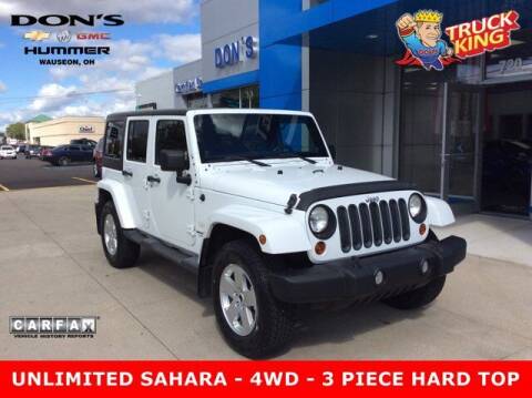 2012 Jeep Wrangler Unlimited for sale at DON'S CHEVY, BUICK-GMC & CADILLAC in Wauseon OH