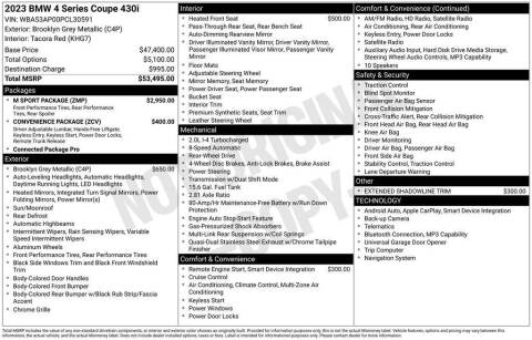 2023 BMW 4 Series 430i
