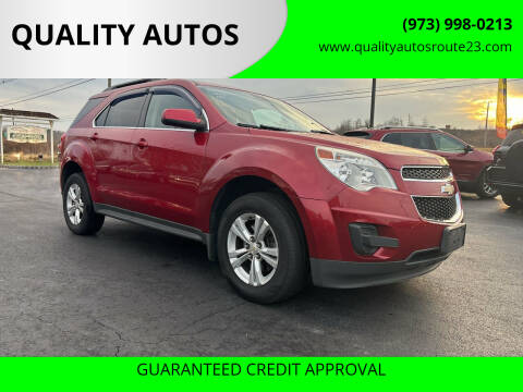2013 Chevrolet Equinox for sale at QUALITY AUTOS in Hamburg NJ