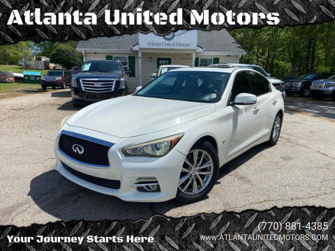 2014 Infiniti Q50 for sale at Atlanta United Motors in Jefferson GA