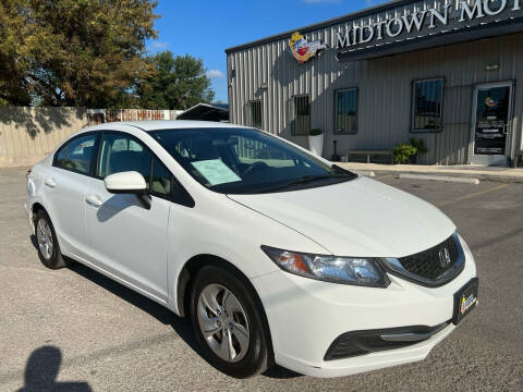 2015 Honda Civic for sale at Midtown Motor Company in San Antonio TX