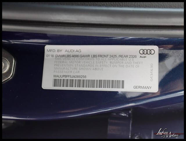 2018 Audi A3 Sportback e-tron