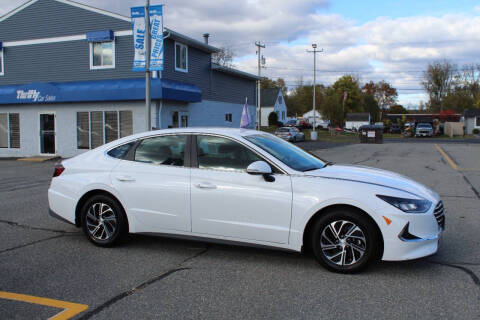 2022 Hyundai Sonata Hybrid Blue