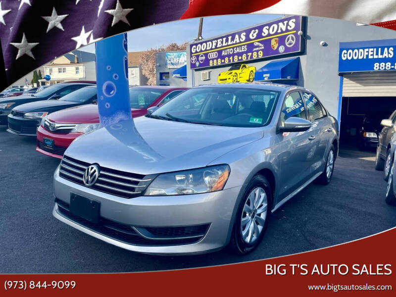 2012 Volkswagen Passat for sale at Big T's Auto Sales in Belleville NJ