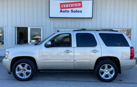 2013 Chevrolet Tahoe for sale at Certified Auto Sales in Des Moines IA