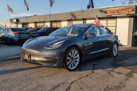 2018 Tesla Model 3 for sale at CABRERA AUTO SALES in Hialeah Gardens FL