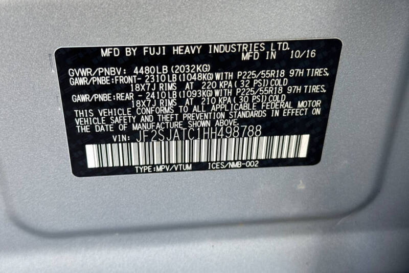 2017 Subaru Forester 2.5i Touring