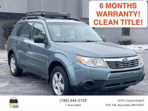 2010 Subaru Forester for sale at T AUTO SALES LLC in Burnsville MN