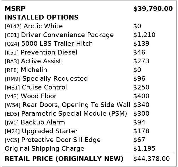 2019 Mercedes-Benz Sprinter