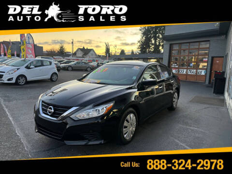 2017 Nissan Altima for sale at DEL TORO AUTO SALES in Auburn WA