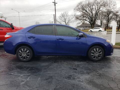 2015 Toyota Corolla for sale at TEAM ANDERSON AUTO GROUP INC in Richmond IN