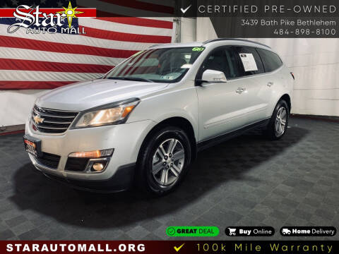 2017 Chevrolet Traverse for sale at STAR AUTO MALL 512 in Bethlehem PA
