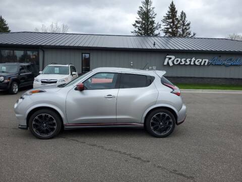 2015 Nissan JUKE for sale at ROSSTEN AUTO SALES in Grand Forks ND