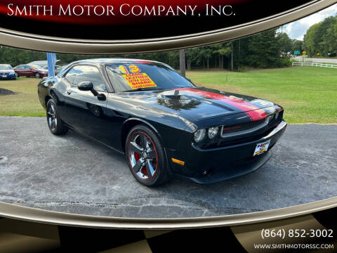 2013 Dodge Challenger for sale at Smith Motor Company, Inc. in Mc Cormick SC