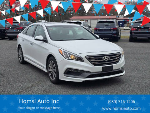 2017 Hyundai Sonata for sale at Homsi Auto Inc in Kannapolis NC