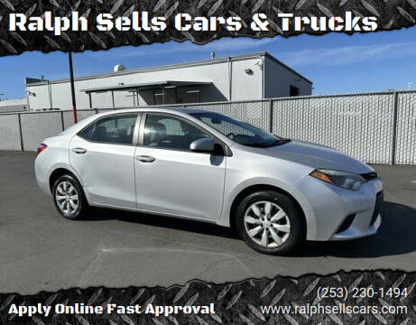 2014 Toyota Corolla for sale at Ralph Sells Cars & Trucks in Puyallup WA