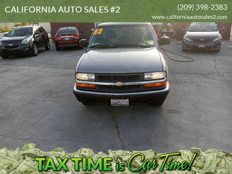 2002 Chevrolet S-10 for sale at CALIFORNIA AUTO SALES #2 in Livingston CA