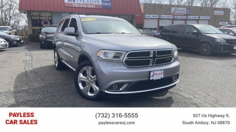 2015 Dodge Durango for sale at Drive One Way in South Amboy NJ