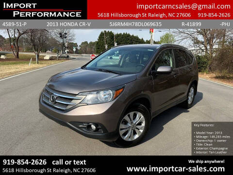 2013 Honda CR-V for sale at Import Performance Sales in Raleigh NC