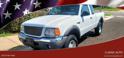 2002 Ford Ranger for sale at Classic Auto in Greeley CO