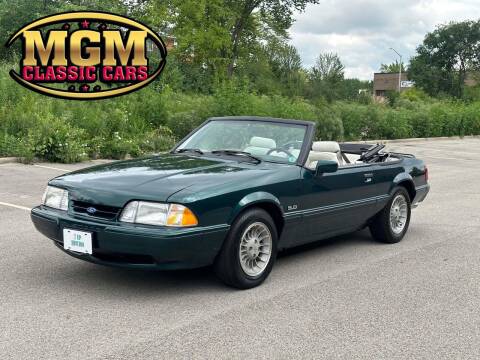 1990 Ford Mustang for sale at MGM CLASSIC CARS in Addison IL