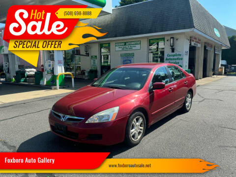 2007 Honda Accord for sale at Foxboro Auto Gallery in Foxboro MA